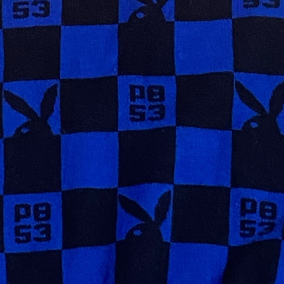 Playboy XL Checkerboard Cropped Sweater - Picture 3 of 7